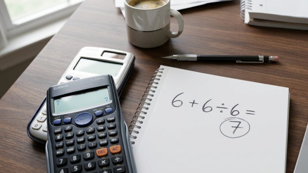 A conta 6 + 6 ÷ 6 parece simples, mas um detalhe muda completamente a resposta