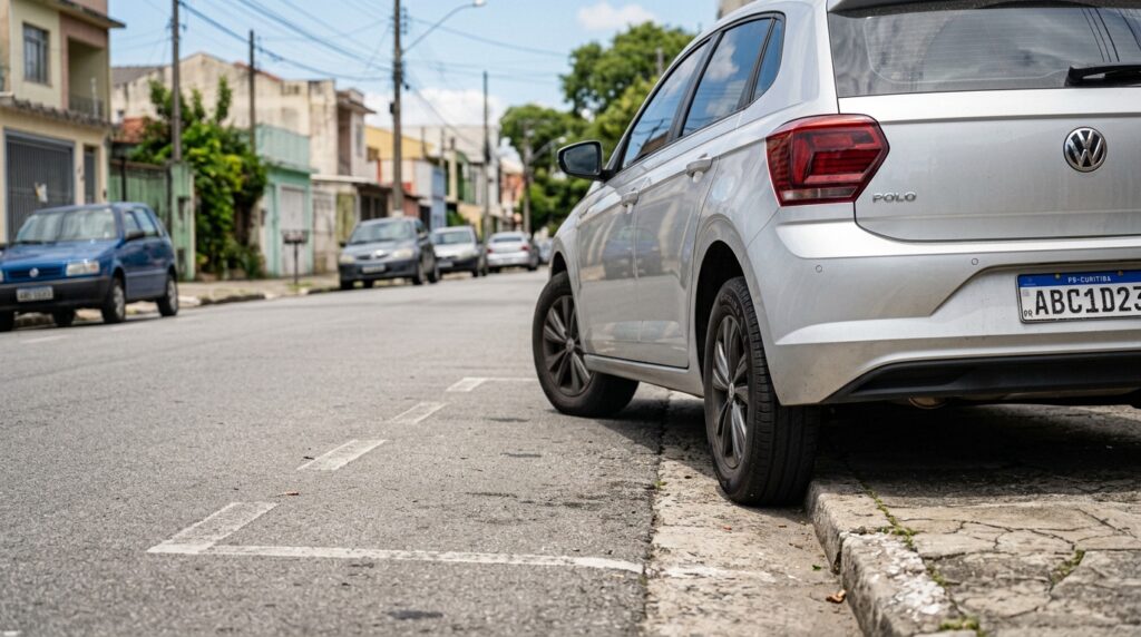 Homem estaciona carro por poucos minutos, volta da padaria e encontra multa que ele nem sabia que existia