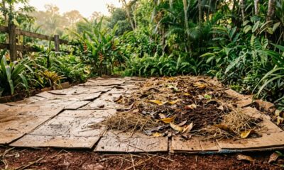 Coloque caixas de papelão no jardim: o truque secreto dos jardineiros que pode ajudar a reduzir ervas daninhas e melhorar o solo