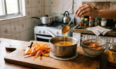 Ferver casca de cenoura com mel: para que serve e como usar em casa