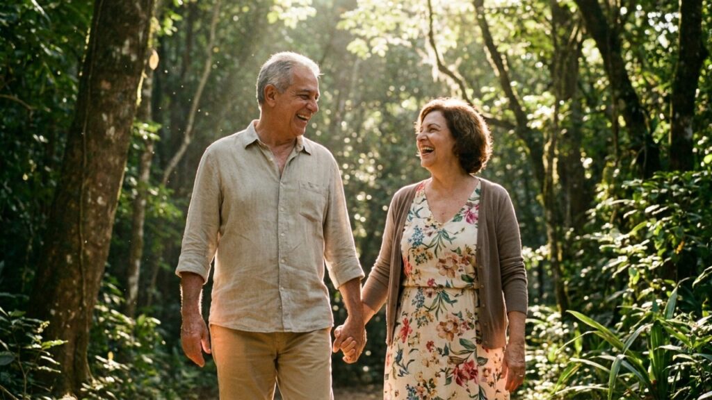 A psicologia diz que pessoas mais felizes aos 60 não conseguiram tudo o que planejaram, mas pararam de comparar a vida real com a imaginada