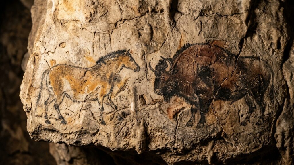 Cientistas analisam mais de 500 pinturas feitas há até 16 mil anos em cavernas bascas e descobrem que os animais obedeciam a um código visual perdido