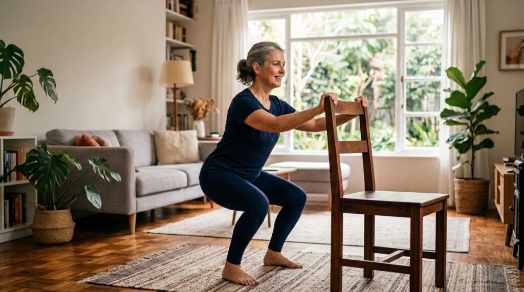 Comecei estes 5 exercícios depois dos 50, perdi peso, recuperei minha disposição e voltei a confiar no meu corpo