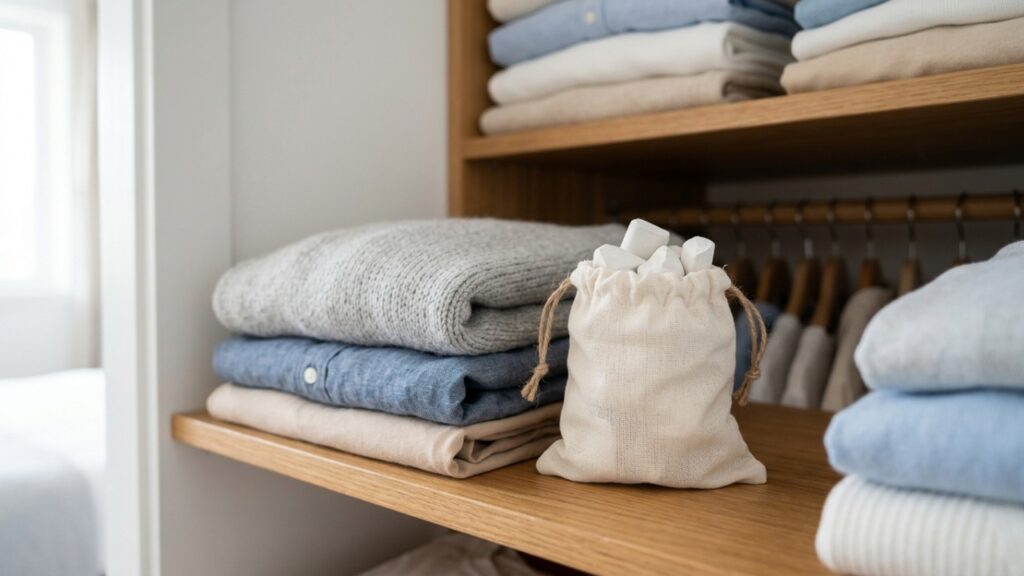 Colocar pedaços de giz dentro do guarda-roupa: para que serve e por que recomendam esse truque simples