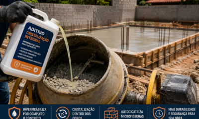 O concreto pode durar muito mais tempo, basta adicionar este tipo de aditivo ao cimento para reduzir fissuras