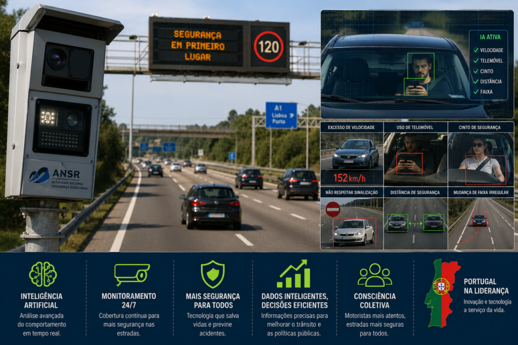 Radares com inteligência artificial chegam às estradas e identificam infrações além da velocidade