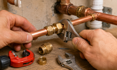 Como conectar conexões hidráulicas a um tubo de cobre sem solda, macetes de um encanador