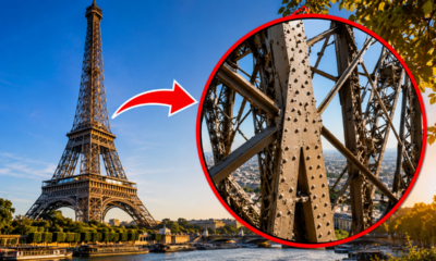 Construída em 2 anos, 2 meses e 5 dias, a Torre Eiffel chegou a 330 metros com mais de 18 mil peças de ferro e 2,5 milhões de rebites
