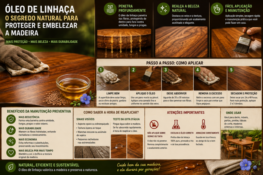De 2 a 3 marceneiros recomendam usar este óleo para aumentar a durabilidade da madeira