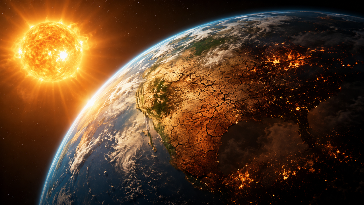 Supercomputador projeta quando a Terra pode deixar de sustentar vida e o motivo está no Sol