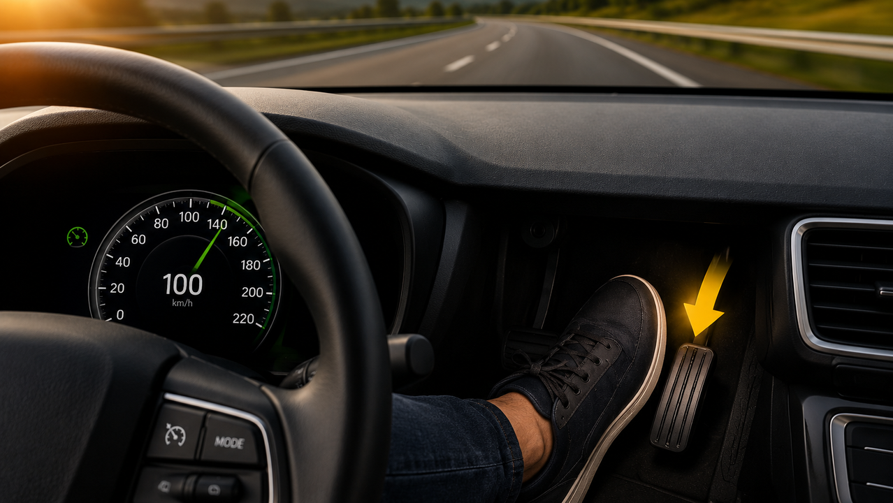 O truque no acelerador que permite ultrapassar temporariamente o limitador de velocidade do carro
