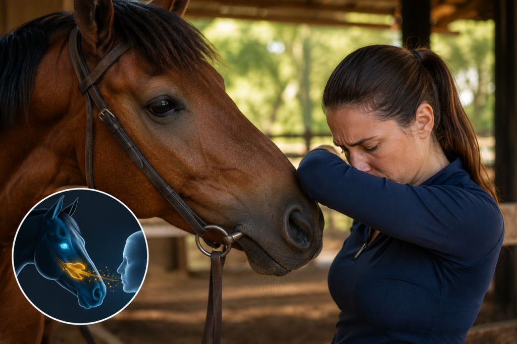 Cavalos conseguem sentir o cheiro do medo humano: estudo mostra como isso muda o comportamento dos animais
