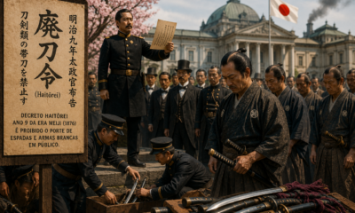 Por que o Japão proibiu o porte de espadas pelos samurais: o decreto de 1876 escondia uma disputa por identidade