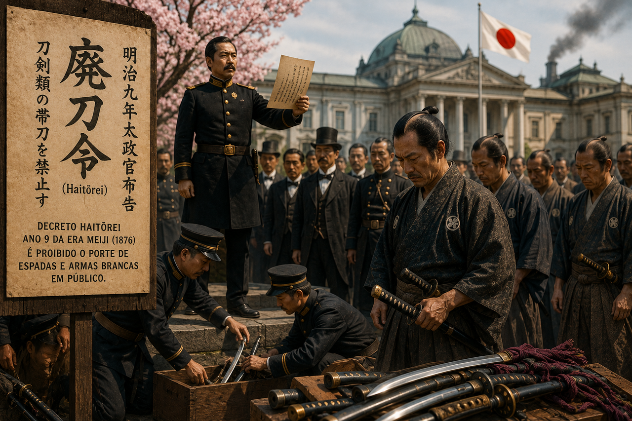 Por que o Japão proibiu o porte de espadas pelos samurais: o decreto de 1876 escondia uma disputa por identidade