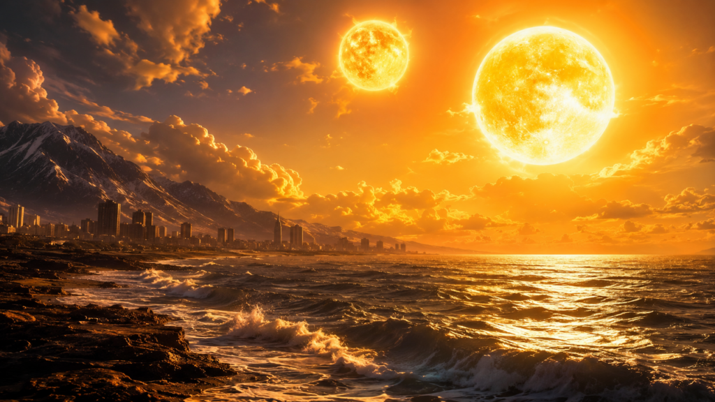 O que aconteceria se a Terra tivesse dois sóis?