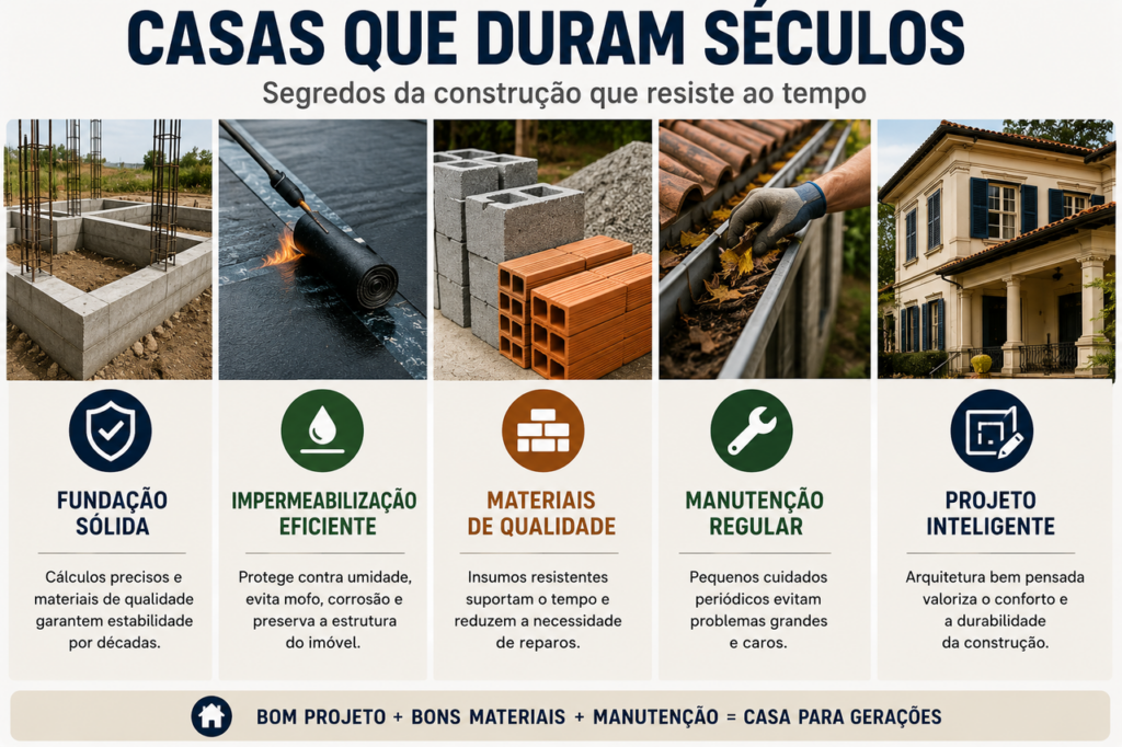 Engenheiros explicam por que algumas casas duram mais de 100 anos
