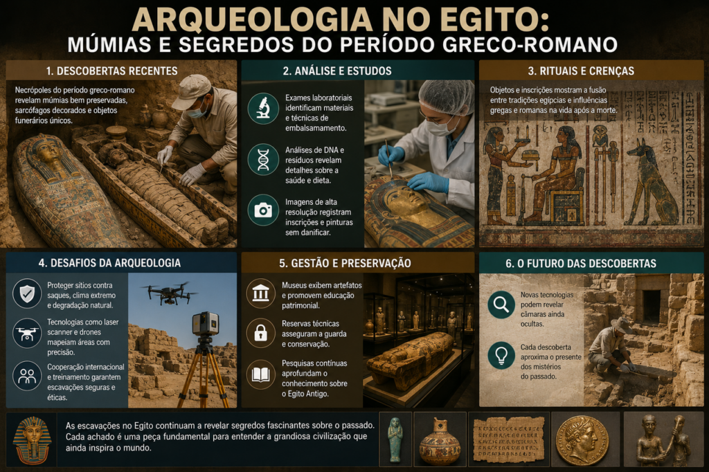 Múmia de 2 mil anos encontrada em necrópole revela marcas de um elaborado ritual de sepultamento