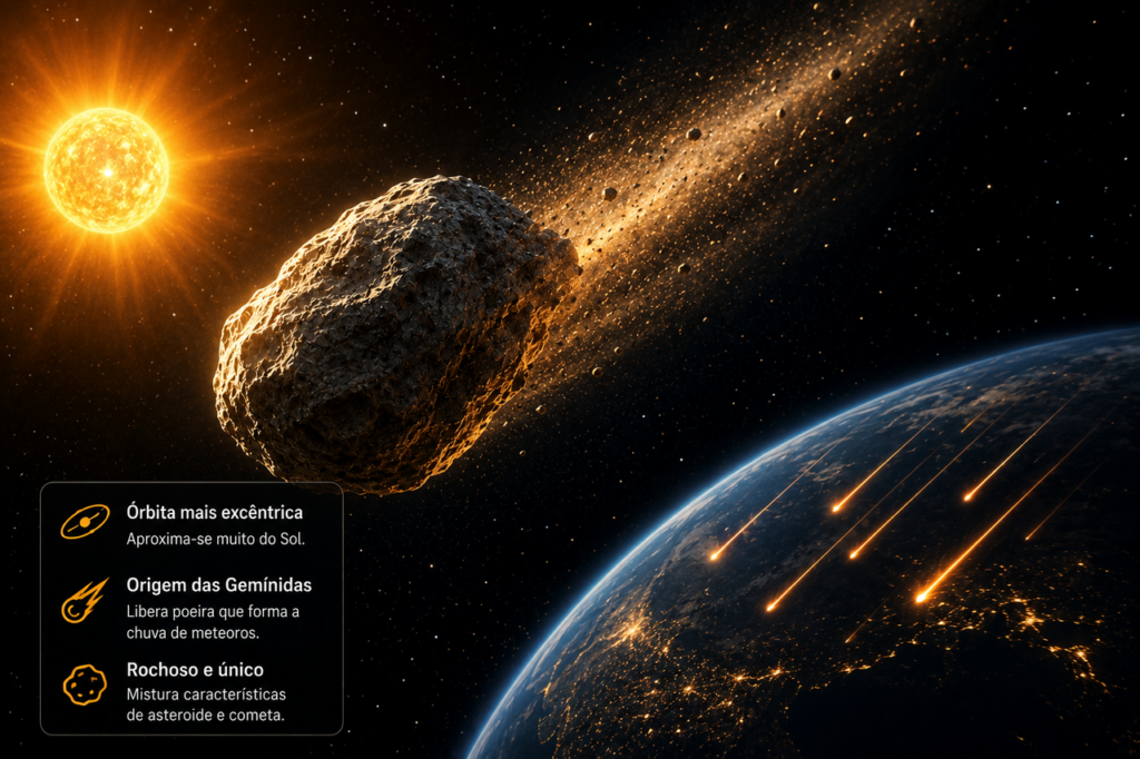 O asteroide que possui uma órbita tão incomum que desafia classificações tradicionais