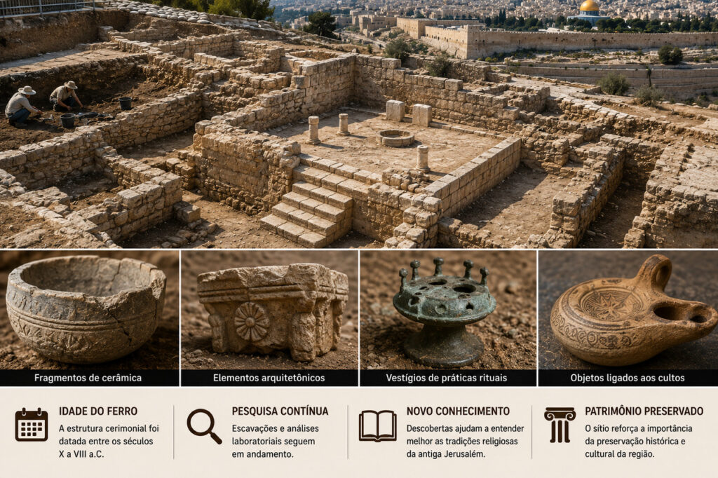 Santuário ritual de 2.900 anos encontrado por pesquisadores revela vestígios de antigos cultos religiosos