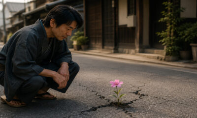 Provérbio japonês do dia: "A flor que desabrocha na adversidade é a mais rara e a mais bela de todas."