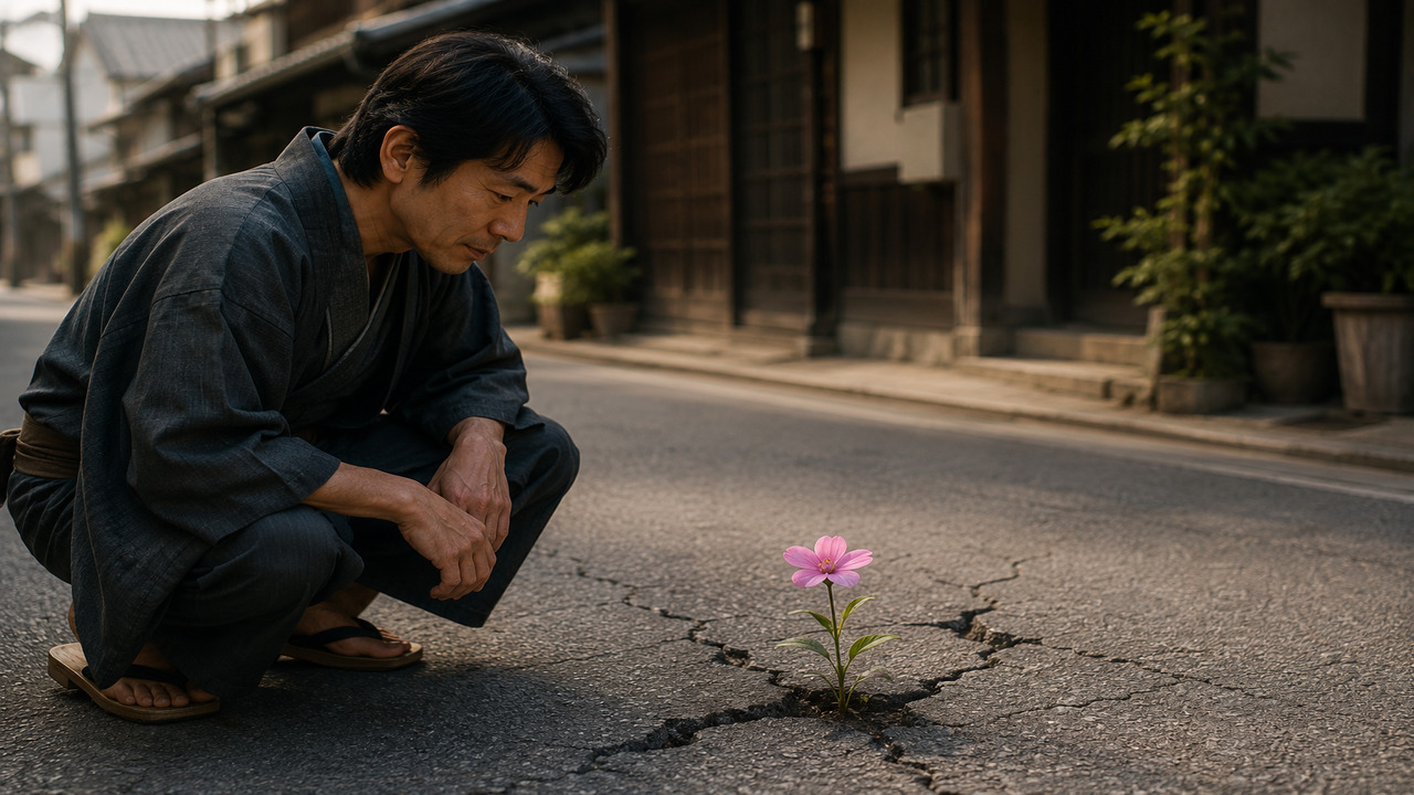 Provérbio japonês do dia: "A flor que desabrocha na adversidade é a mais rara e a mais bela de todas."