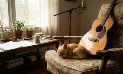 Idosa toca e canta música dos anos 60 e reação tranquila de chihuahua emociona a internet
