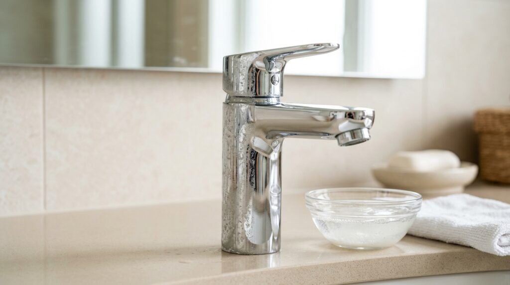 Nem vinagre, nem bicarbonato de sódio: a melhor maneira de remover o calcário de torneiras e vasos sanitários