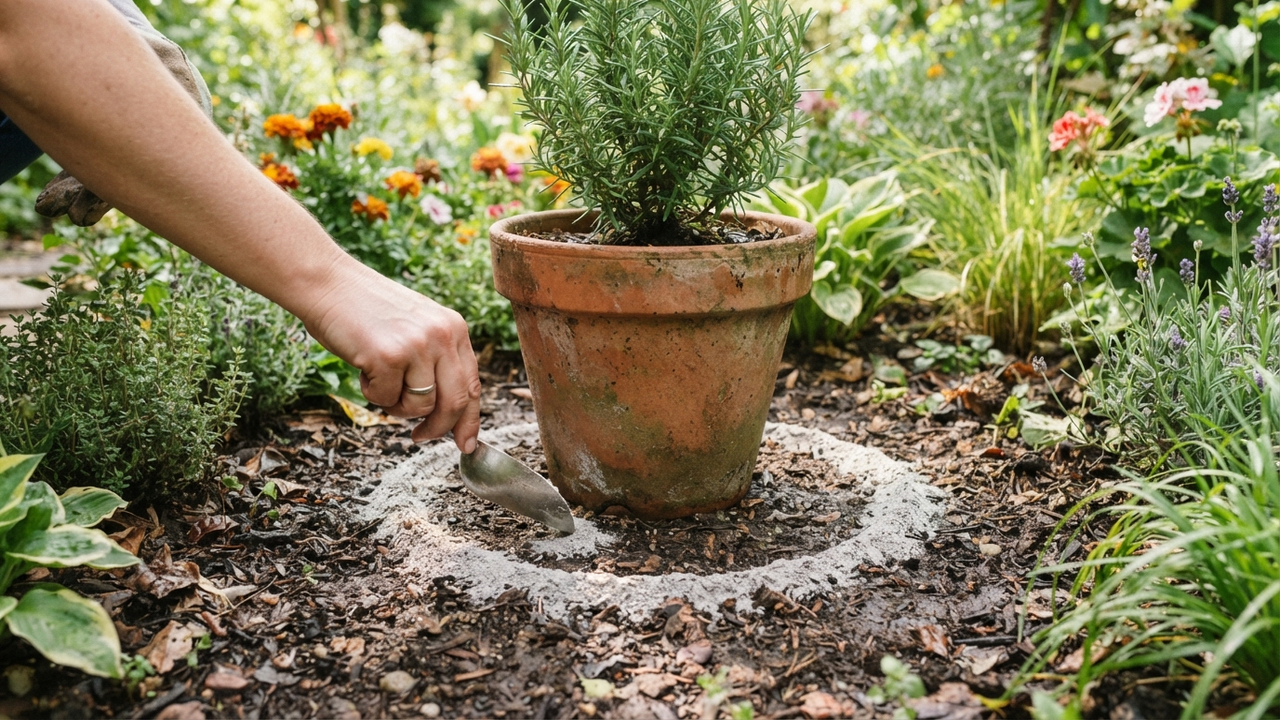 Uso de cinzas de madeira: como aplicar o pó peneirado ao redor dos vasos de plantas para afastar as formigas e proteger a horta