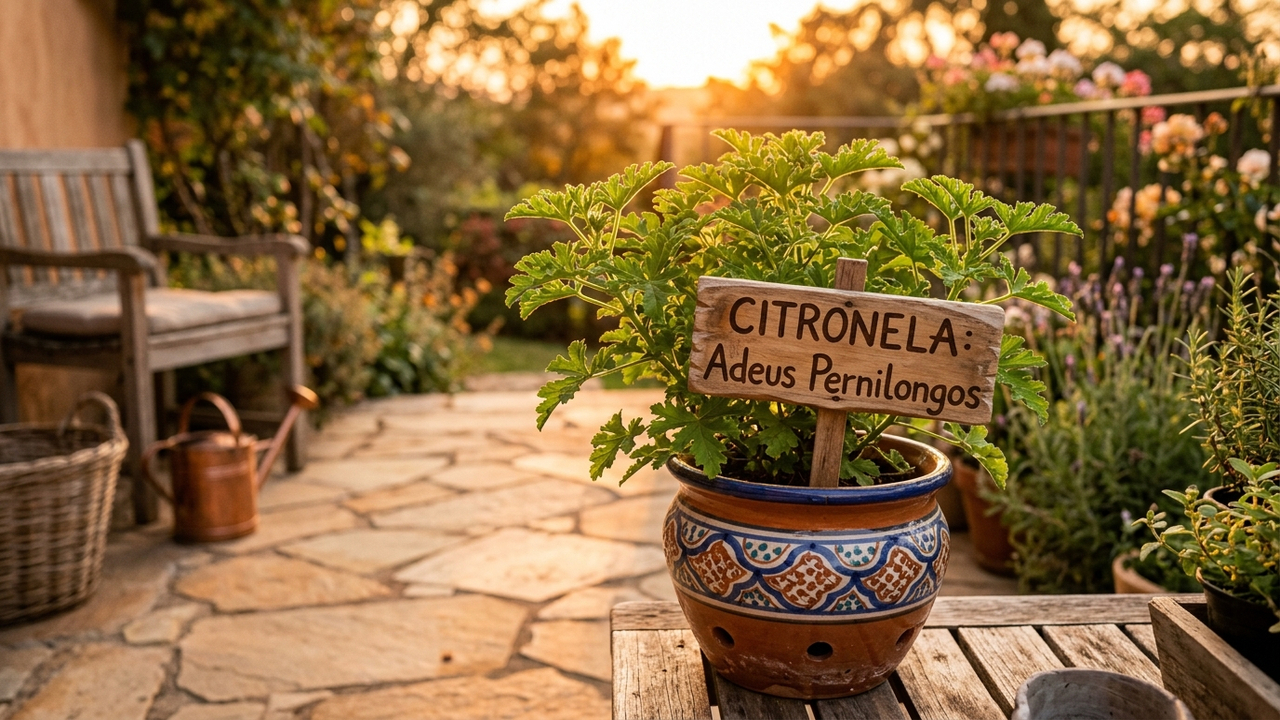 Essa folhagem aromática é ideal para jardins e vasos: de cultivo simples, ela funciona como um poderoso repelente natural contra pernilongos