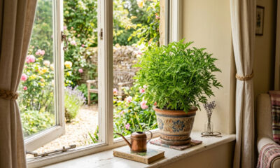 Essa planta inofensiva para pets no parapeito da janela é dez vezes mais forte que qualquer repelente químico para afastar os pernilongos