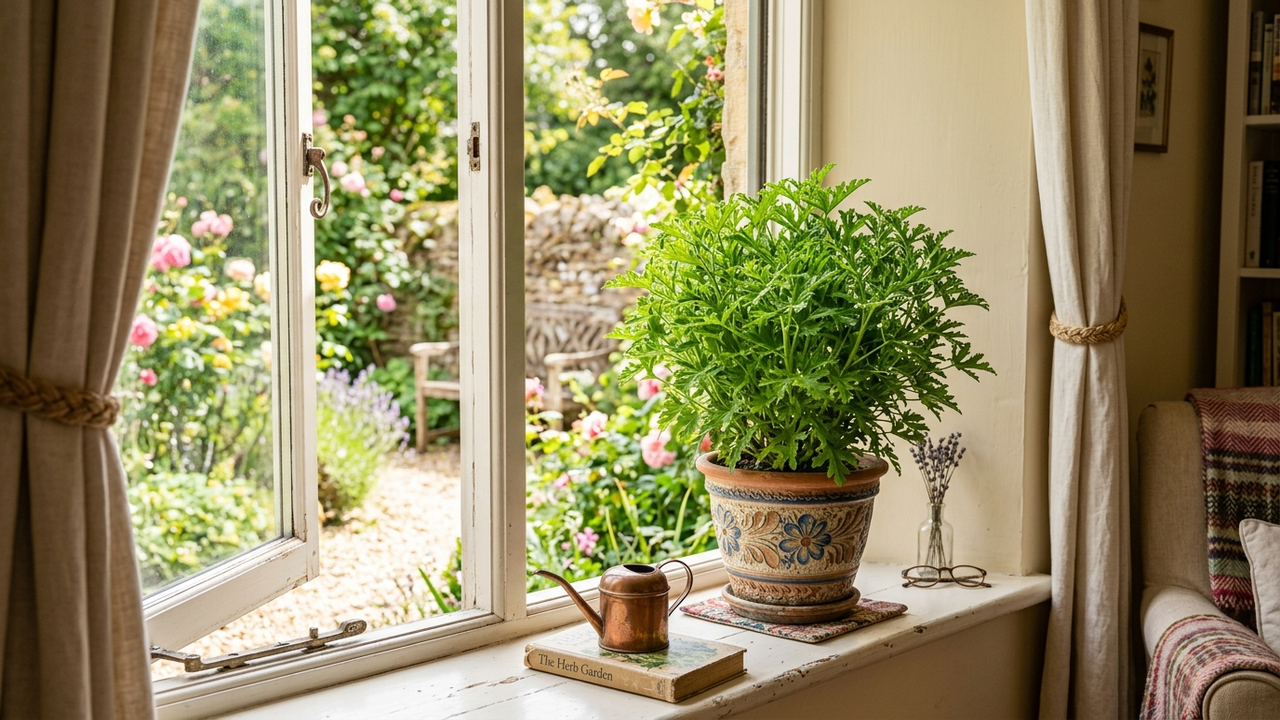 Essa planta inofensiva para pets no parapeito da janela é dez vezes mais forte que qualquer repelente químico para afastar os pernilongos