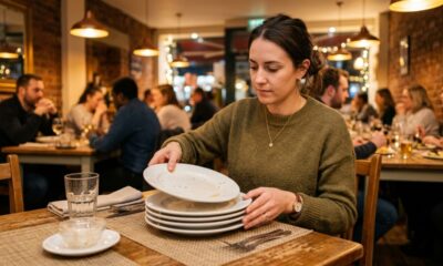 Segundo a psicologia, quem ajuda o garçom no restaurante pode demonstrar mais do que gentileza em um gesto que parece simples