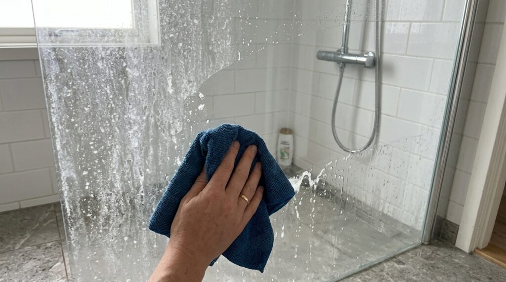 Vidraceiro ensina como recuperar a transparência do box de vidro removendo manchas antigas sem substituir o vidro