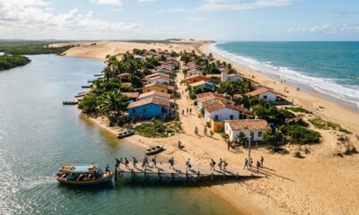 O refúgio mais tranquilo do Nordeste fica escondido entre rio e mar