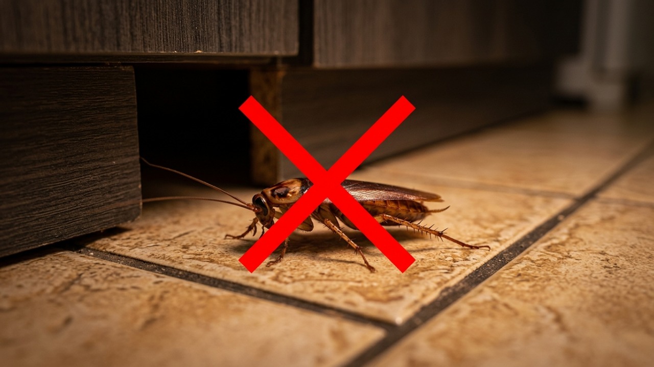 Nem ácido nem bicarbonato: a melhor forma de eliminar todas as baratas escondidas da cozinha