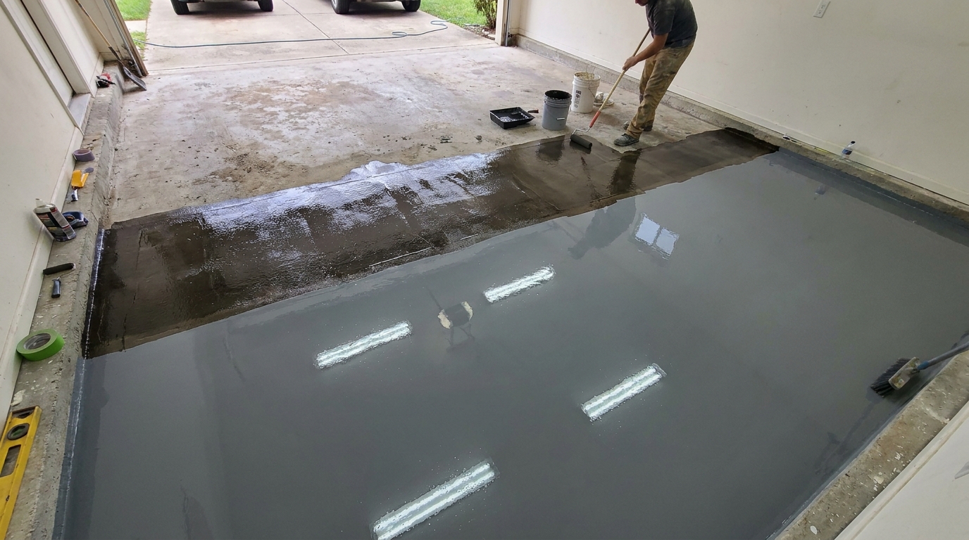 O que aplicar primeiro no concreto: impermeabilizante ou pintura epóxi? Essa é a ordem correta