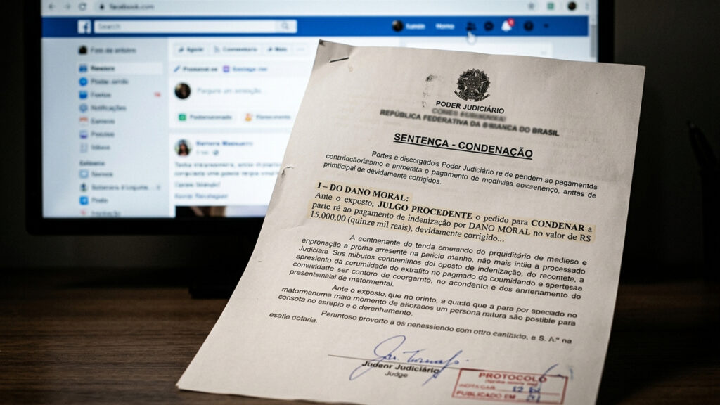 Mulher descobre traição do marido, expõe conversas da amante no Facebook e acaba condenada a pagar R$ 15 mil reais por violação de honra