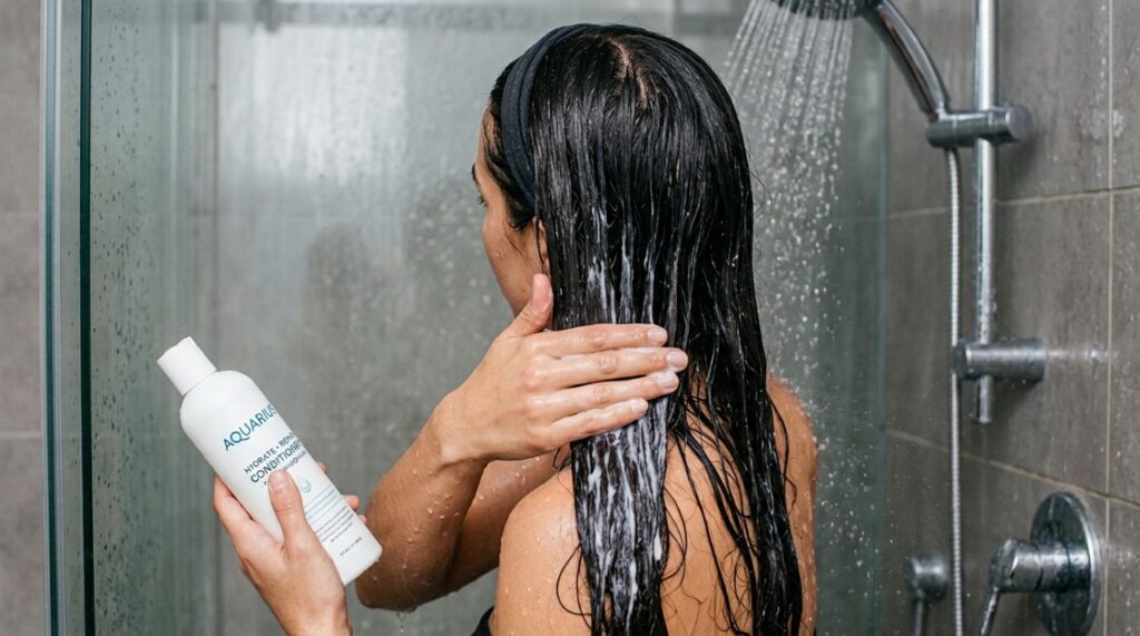 Cabeleireiros dizem que o erro de 3 segundos que você comete na hora de enxaguar o condicionador detona o brilho do cabelo