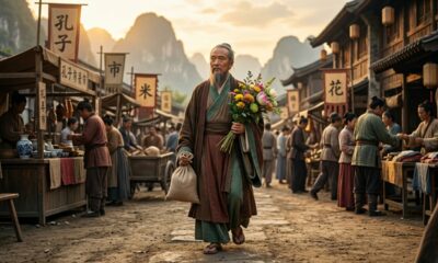 Confúcio, filósofo chinês: “Compro arroz para viver e flores para ter algo pelo que viver.” Uma reflexão sobre o que dá sentido à vida