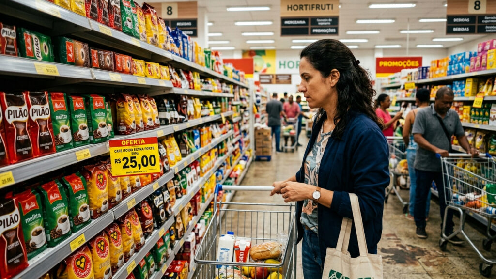 Supermercado anuncia produto por R$ 25 e cobra R$ 40 no caixa por cliente não ter aplicativo de vantagens e Procon aplica multa por abuso