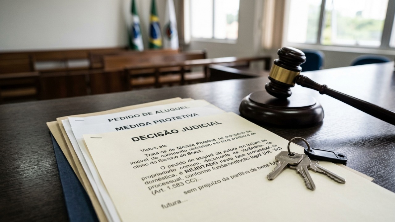 Homem é afastado de casa por medida protetiva, cobra aluguel da mulher que permaneceu no imóvel e Justiça rejeita o pedido