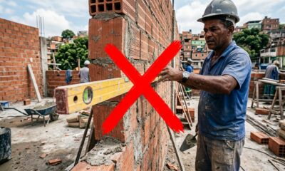 Adeus, reboco grosso para esconder parede torta: a régua a laser que nivela superfícies em minutos sem precisar de mestre de obras 