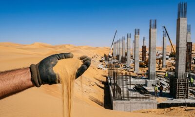 Por que a areia do deserto não pode ser usada para construir prédios ou casas