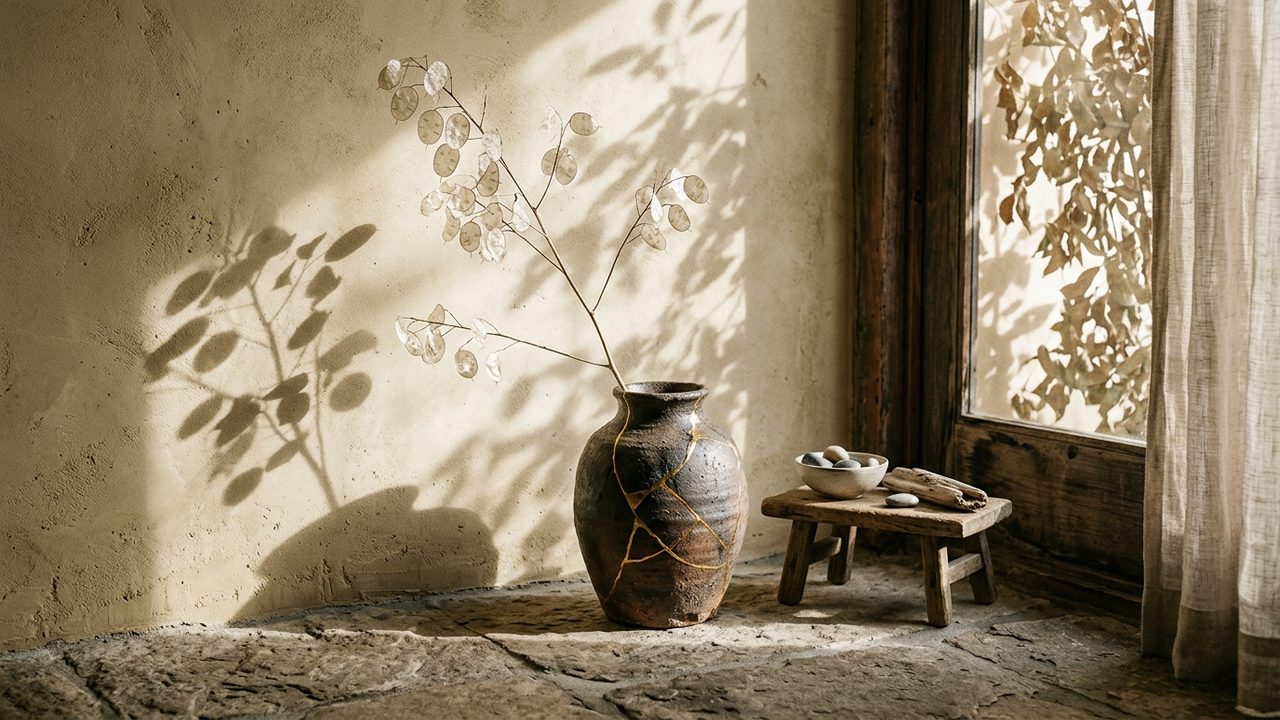 Adeus decorações rígidas e simétricas: a nova onda Wabi-Sabi para decorar a casa aceitando a beleza das imperfeições com grande vantagem