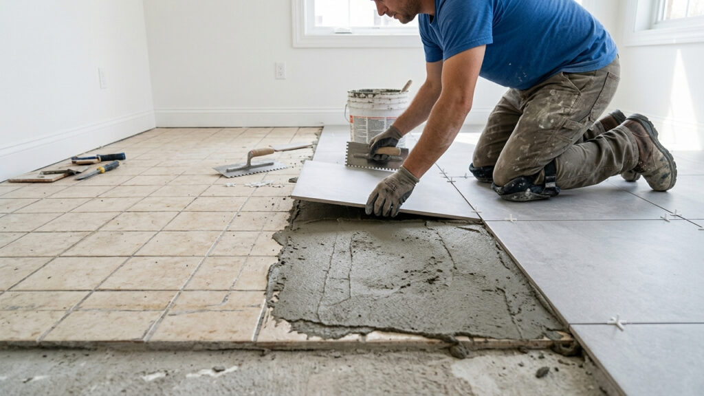 Adeus reformas demoradas e quebra-quebra: a nova técnica de piso sobre piso para renovar o revestimento antigo em um dia e gastando muito menos