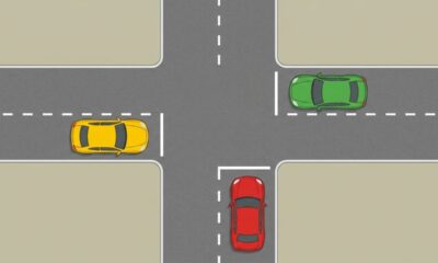 Só bons motoristas acertam quem passa primeiro neste cruzamento sem placa