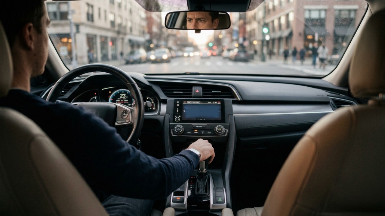 O que acontece quando se coloca o câmbio automático na posição P com o carro ainda em movimento