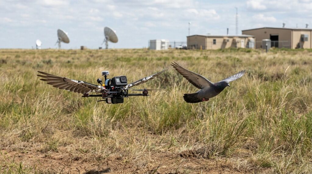 Pombos movimentam os olhos durante o voo, descoberta que pode inspirar drones autônomos mais eficientes e avançar a robótica bioinspirada