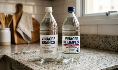 Vinagre branco e vinagre de limpeza não são a mesma coisa: quais as diferenças e como usá-los corretamente?