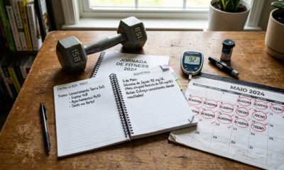 Fiz musculação por 8 meses e consegui tirar minha glicemia da faixa de pré-diabetes com uma rotina constante de exercícios